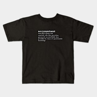 Accountant - dictionary definition Kids T-Shirt